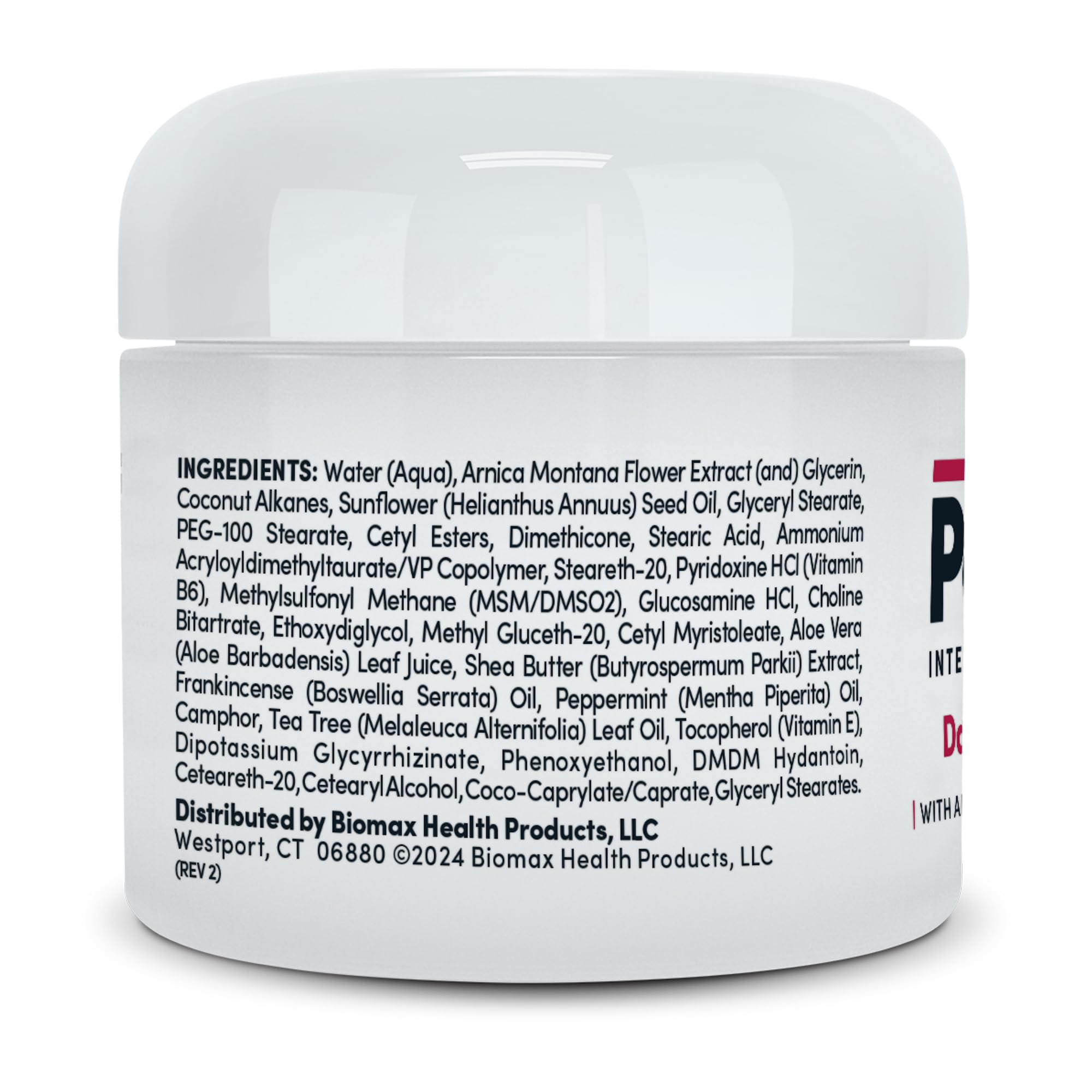 Penetrex Cream Duo Pack 2oz and 4oz jars with detailed ingredients label for health care use. - Penetrex Cream Duo Pack - 2oz & 4oz Jars - 4 Ounce (Pack of 1) - Handbags Specialist Headquarter