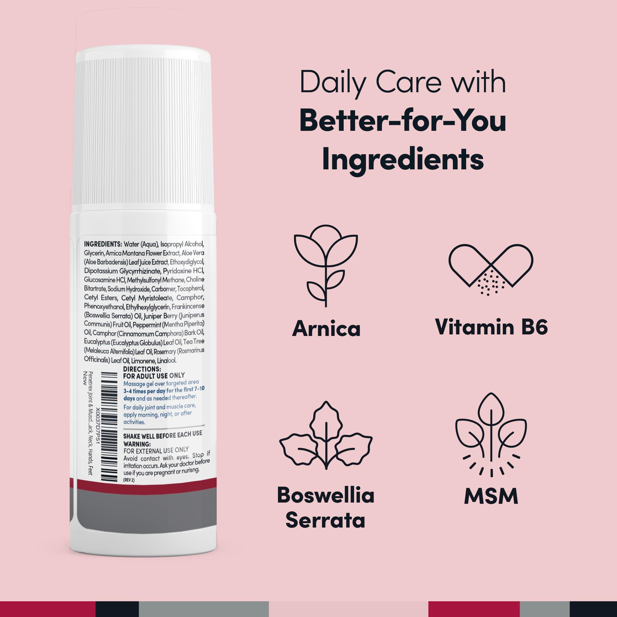 Penetrex cream duo pack with 2oz and 4oz jars, daily care cream with Arnica, Vitamin B6, Boswellia Serrata, and MSM on light . - Penetrex Cream Duo Pack - 2oz & 4oz Jars - 4 Ounce (Pack of 1) - Handbags Specialist Headquarter