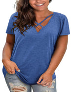 Vixen V-Neck Tunic - Women's T Shirts by Handbags Specialist Headquarter | Available at Handbags Specialist Headquarter