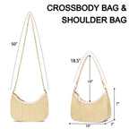 Retro Chic Hobo Bag - Cute Underarm Purse - Shoulder Bags by Handbags Specialist Headquarter | Available at Handbags Specialist Headquarter