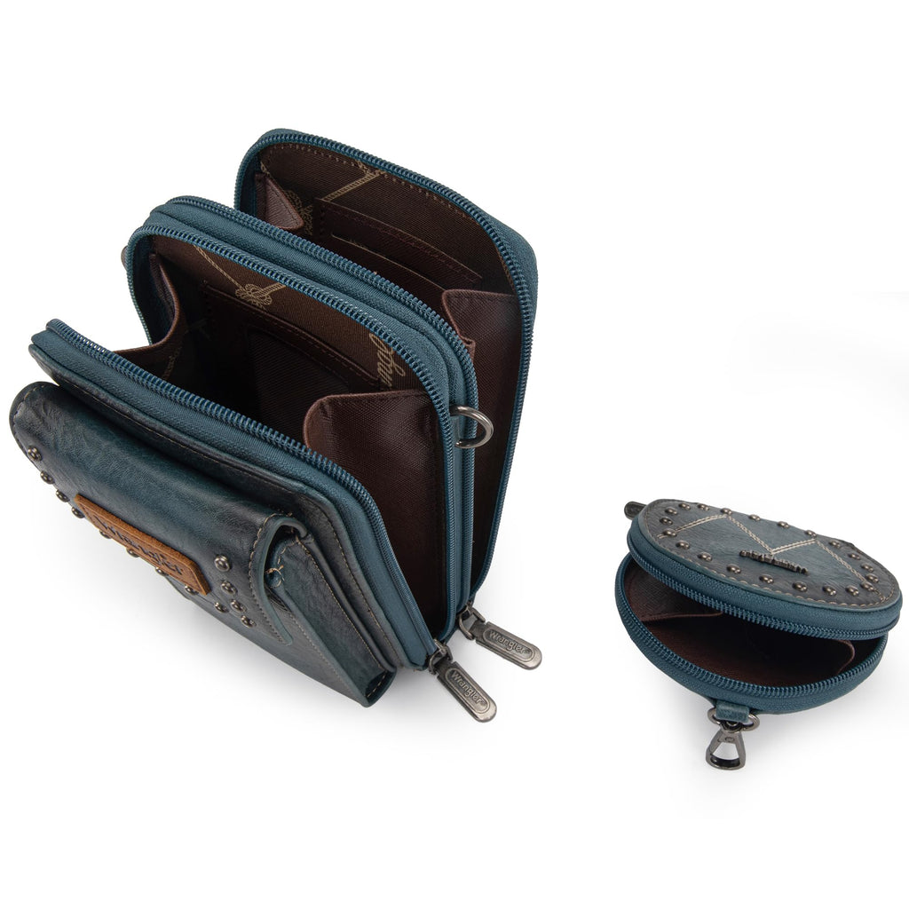 Wrangler Women's Trio: Satchel, Phone Bag & Coin Purse