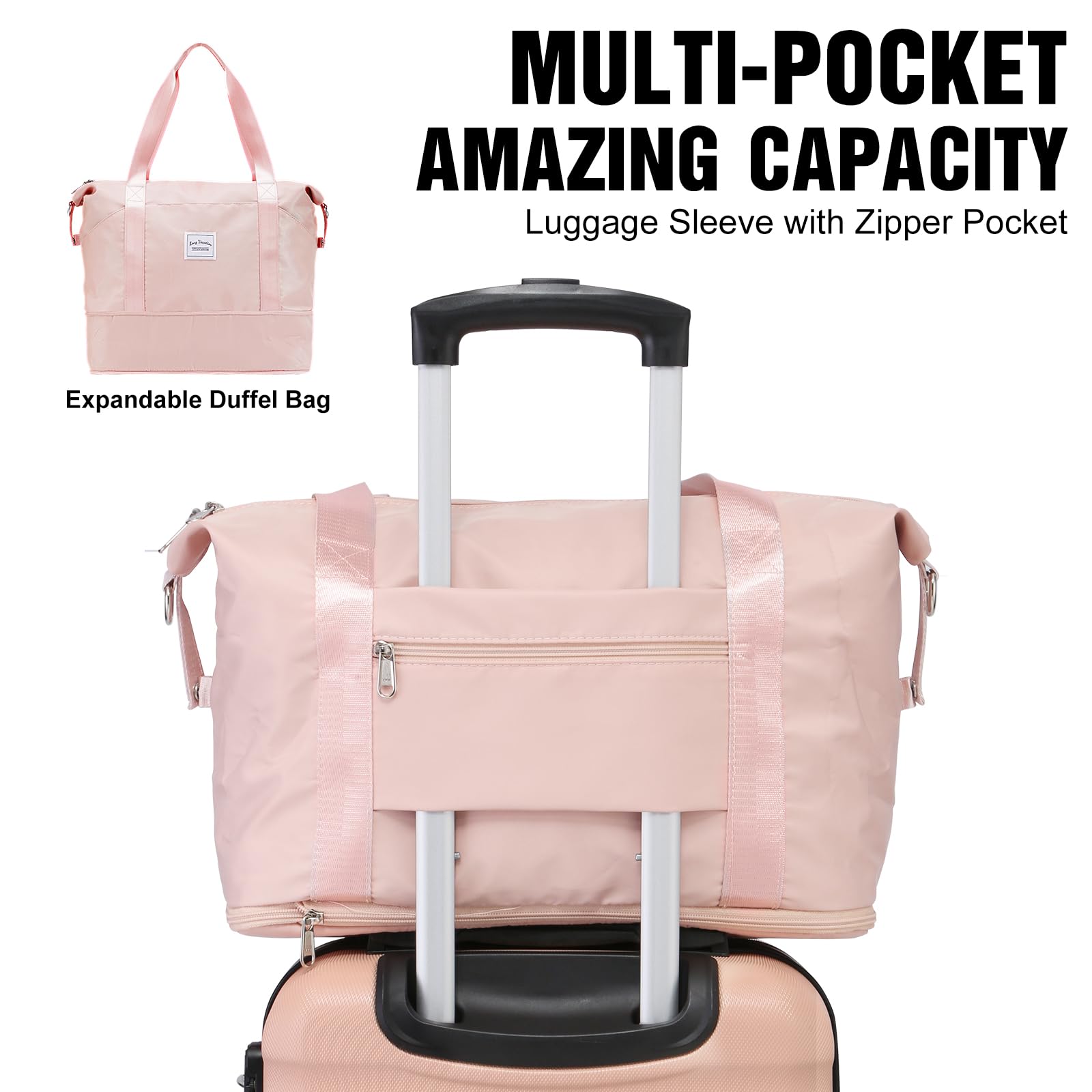 VoyagePro 6-Piece Hardshell Luggage Set - Luggage Travel Bags by Handbags Specialist Headquarter | Available at Handbags Specialist Headquarter