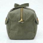Waxed Canvas Military Duffle Bag, Olive Green