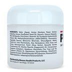 White plastic jar with blue label showing Penetrex cream ingredients text. - Penetrex Cream Duo Pack - 2oz & 4oz Jars - 4 Ounce (Pack of 1) - Handbags Specialist Headquarter