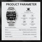 EclipseTime: Luminous Men's Luxury Chrono Watch