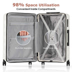 BEOW Spinner Luggage Set - Luggage Travel Bags by Handbags Specialist Headquarter | Available at Handbags Specialist Headquarter