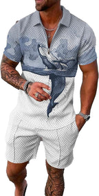 Men's Summer Tracksuit 2-Piece Set