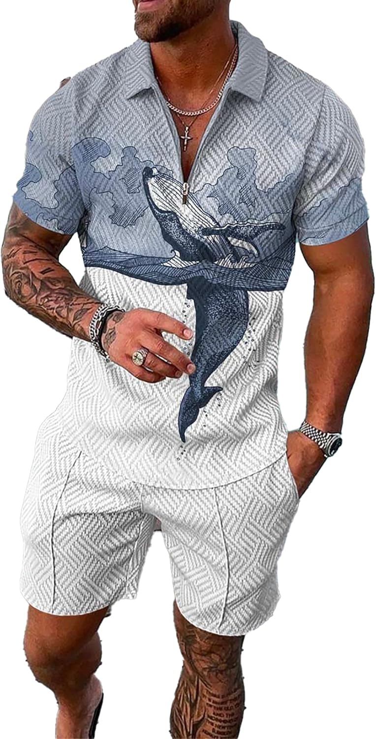 Men's Summer Tracksuit 2-Piece Set