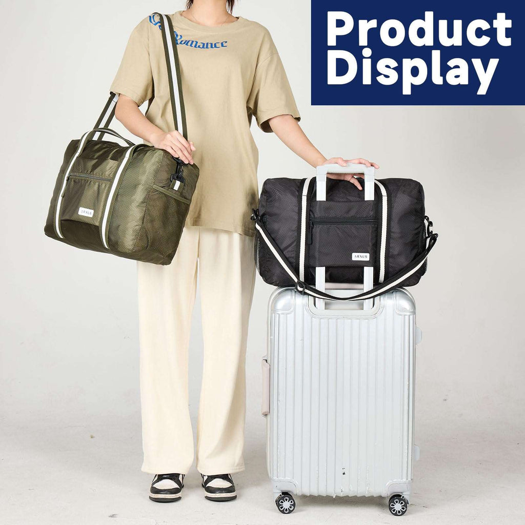 TravelLite Foldable Waterproof Duffle Tote Bag - Luggage Travel Bags by Handbags Specialist Headquarter | Available at Handbags Specialist Headquarter