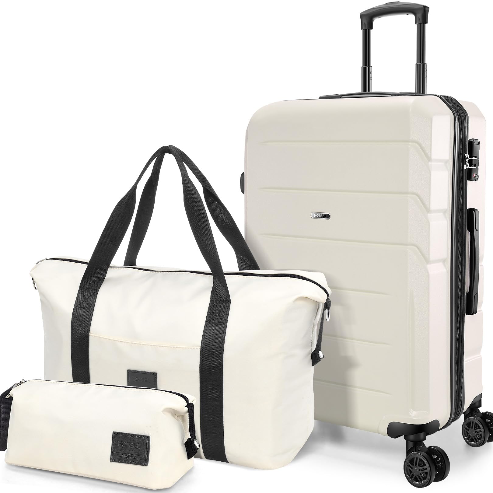 Hoteel 3-Piece Luggage Set - Luggage Travel Bags by Handbags Specialist Headquarter | Available at Handbags Specialist Headquarter
