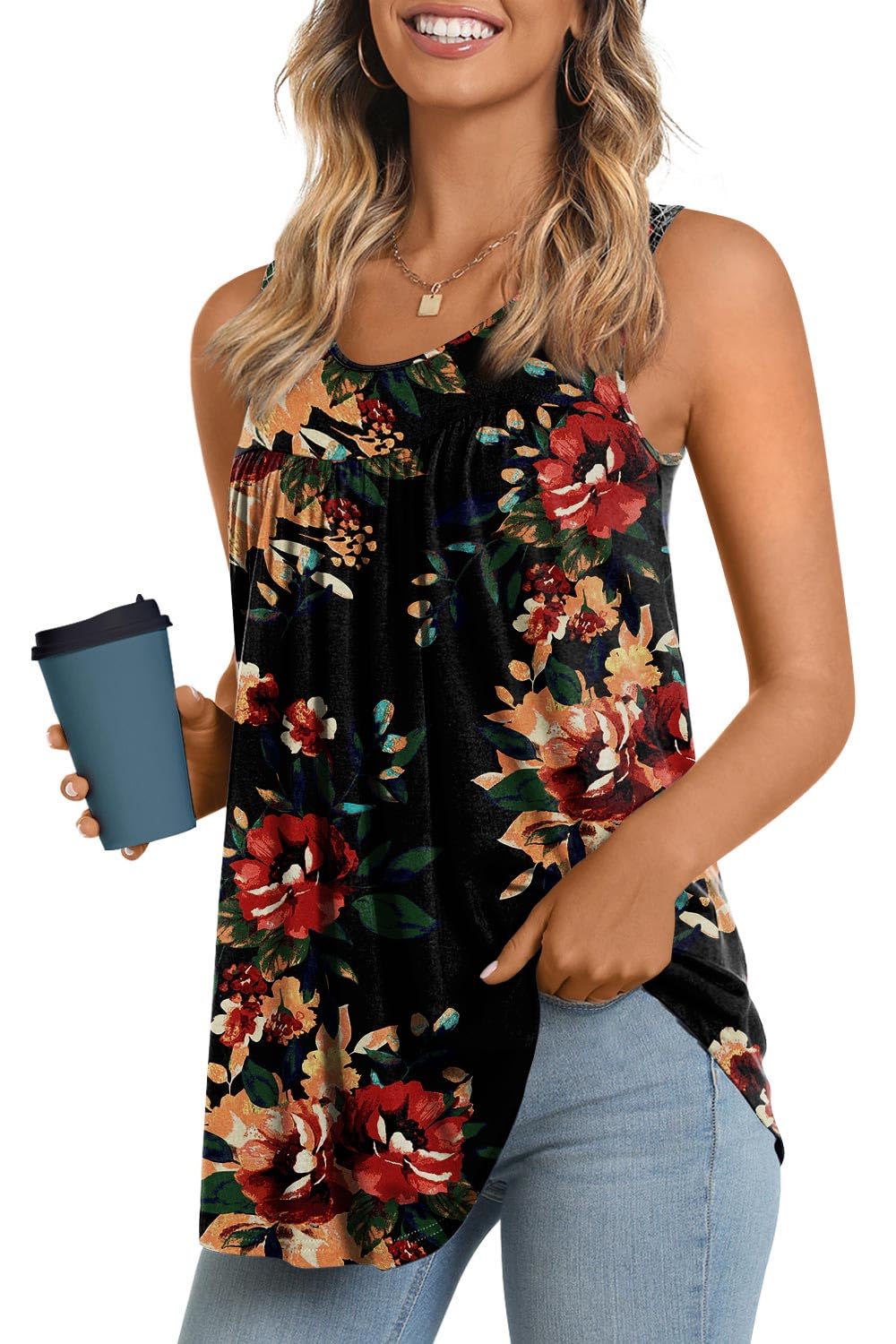 Longyuan Summer Sleeveless Tunics for Women - Tops by Handbags Specialist Headquarter | Available at Handbags Specialist Headquarter