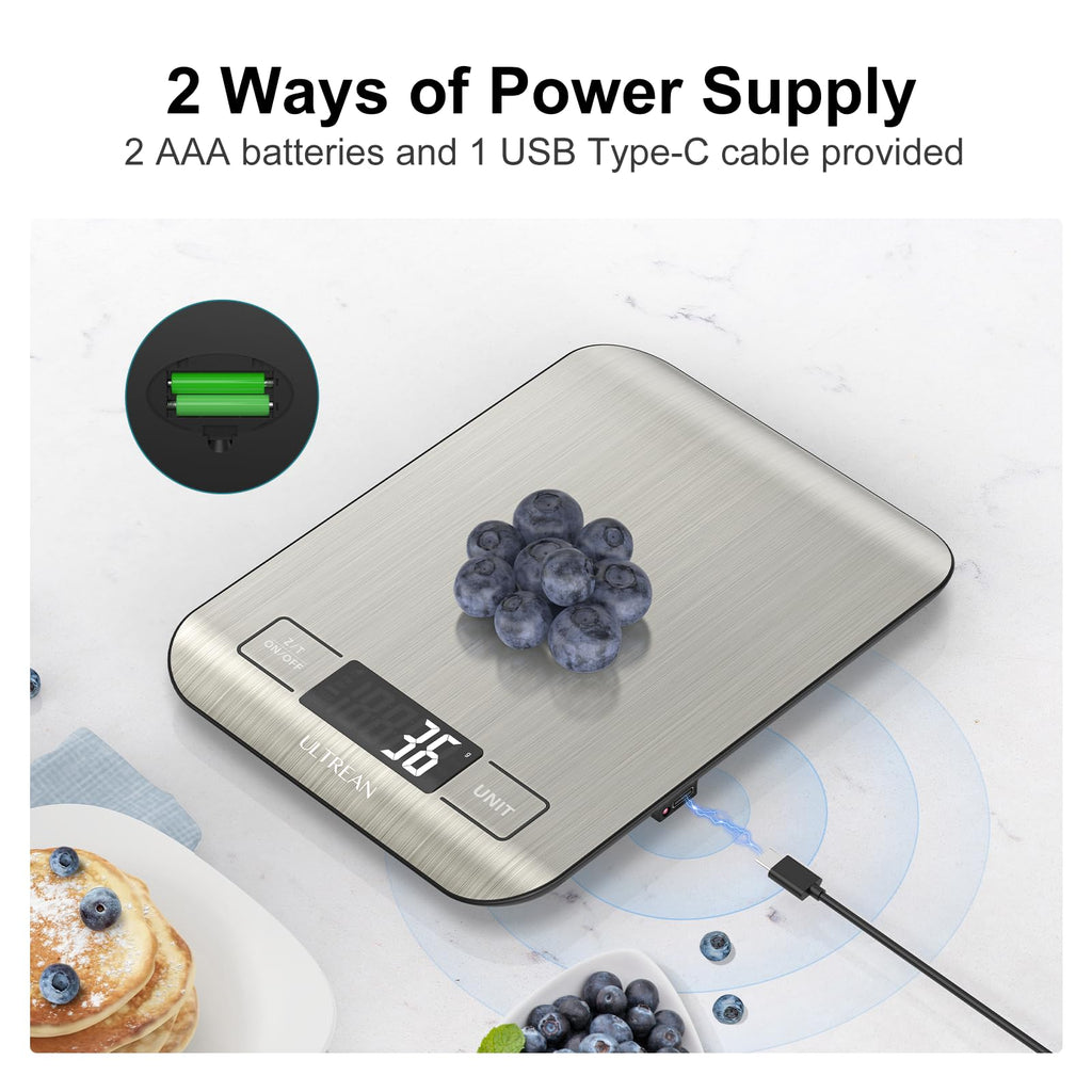 Ultrean Kitchen Scale - 11lb Capacity - Home & Kitchen by Handbags Specialist Headquarter | Available at Handbags Specialist Headquarter