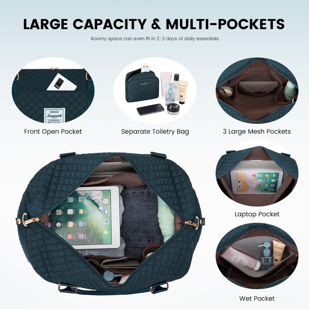 LOVEVOOK All-in-One Duffle: Travel & Gym Ready - Luggage Travel Bags by Handbags Specialist Headquarter | Available at Handbags Specialist Headquarter