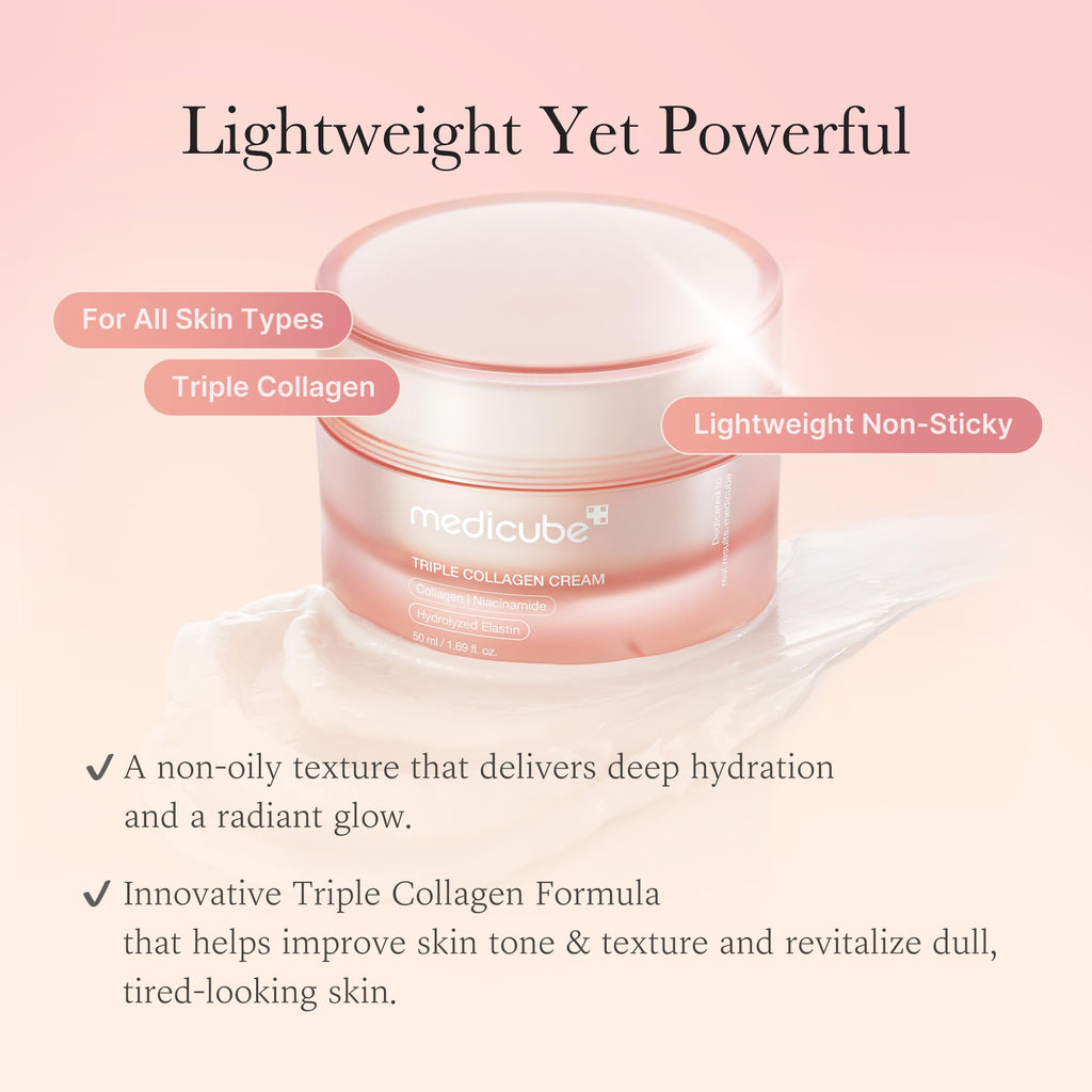 Medicube Triple Collagen Hydrating Cream 1.69 oz