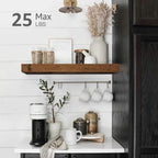 Rustic Farmhouse Shelves (008-40BN) - Decor by Handbags Specialist Headquarter | Available at Handbags Specialist Headquarter