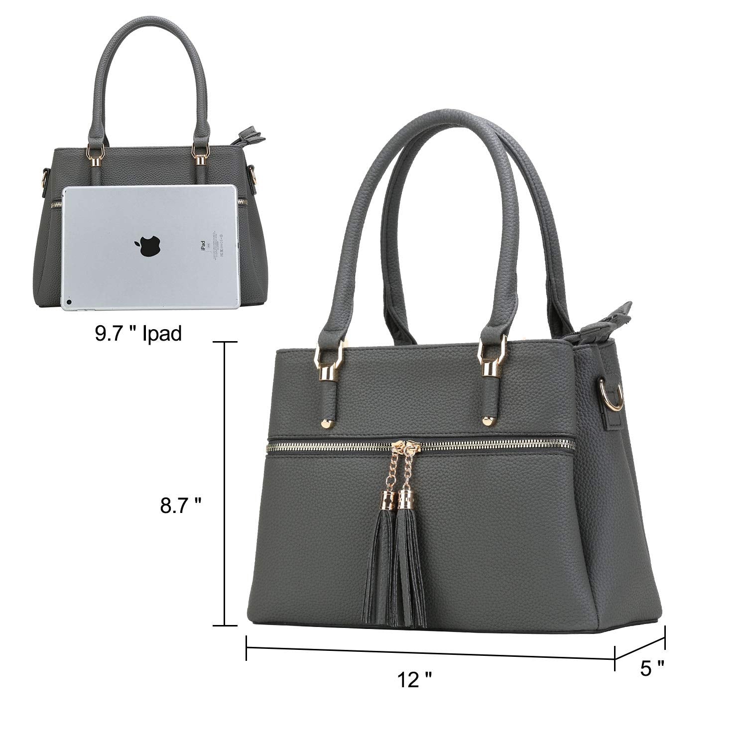 Luxe Leather Satchel & Crossbody Bags -  by Handbags Specialist Headquarter | Available at Handbags Specialist Headquarter