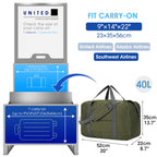 Narwey Air Duffle 22x14x9 - Luggage Travel Bags by Handbags Specialist Headquarter | Available at Handbags Specialist Headquarter