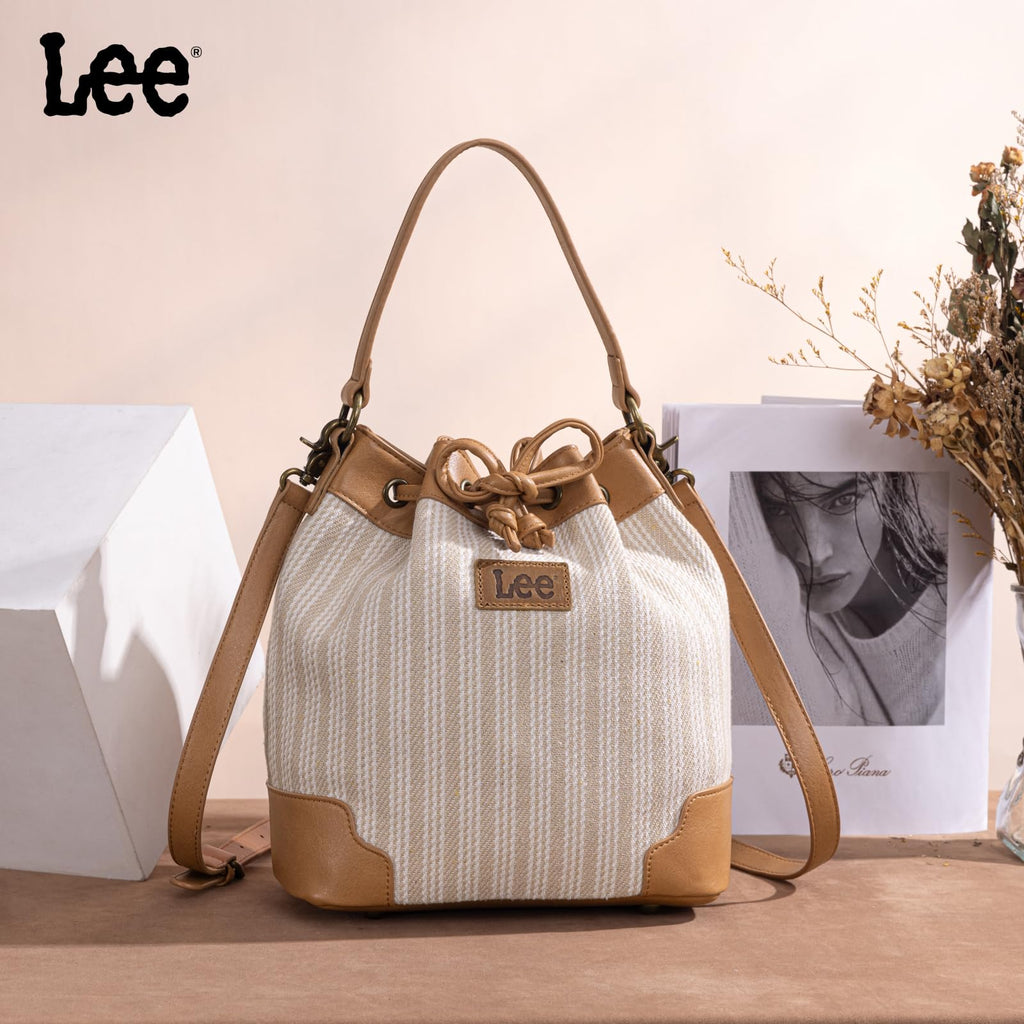 Montana West Lee Drawstring Hobo Bucket Bag -  by Handbags Specialist Headquarter | Available at Handbags Specialist Headquarter