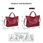 Kattee Women's Leather Tote Bag