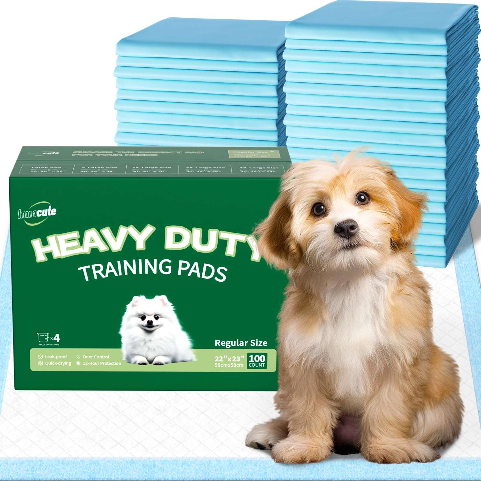 Puppy Pee Pro Pads - 100 Count Super Absorbent Set - Pet Supplies by Handbags Specialist Headquarter | Available at Handbags Specialist Headquarter