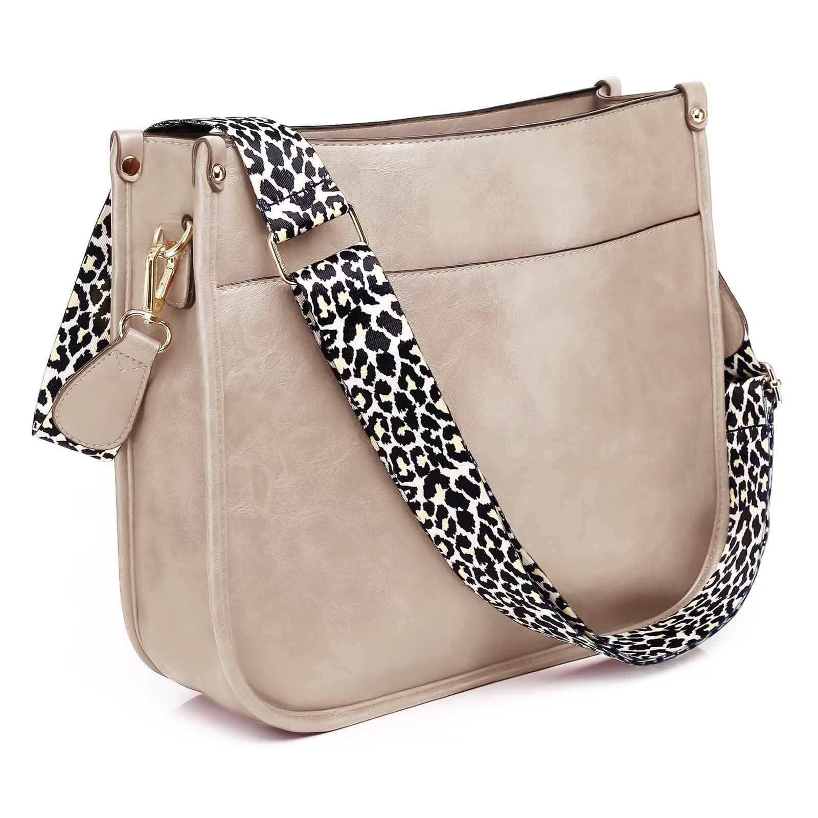 AUYOCO Chic Vegan Leather Crossbody Bag with Strap -  by Handbags Specialist Headquarter | Available at Handbags Specialist Headquarter