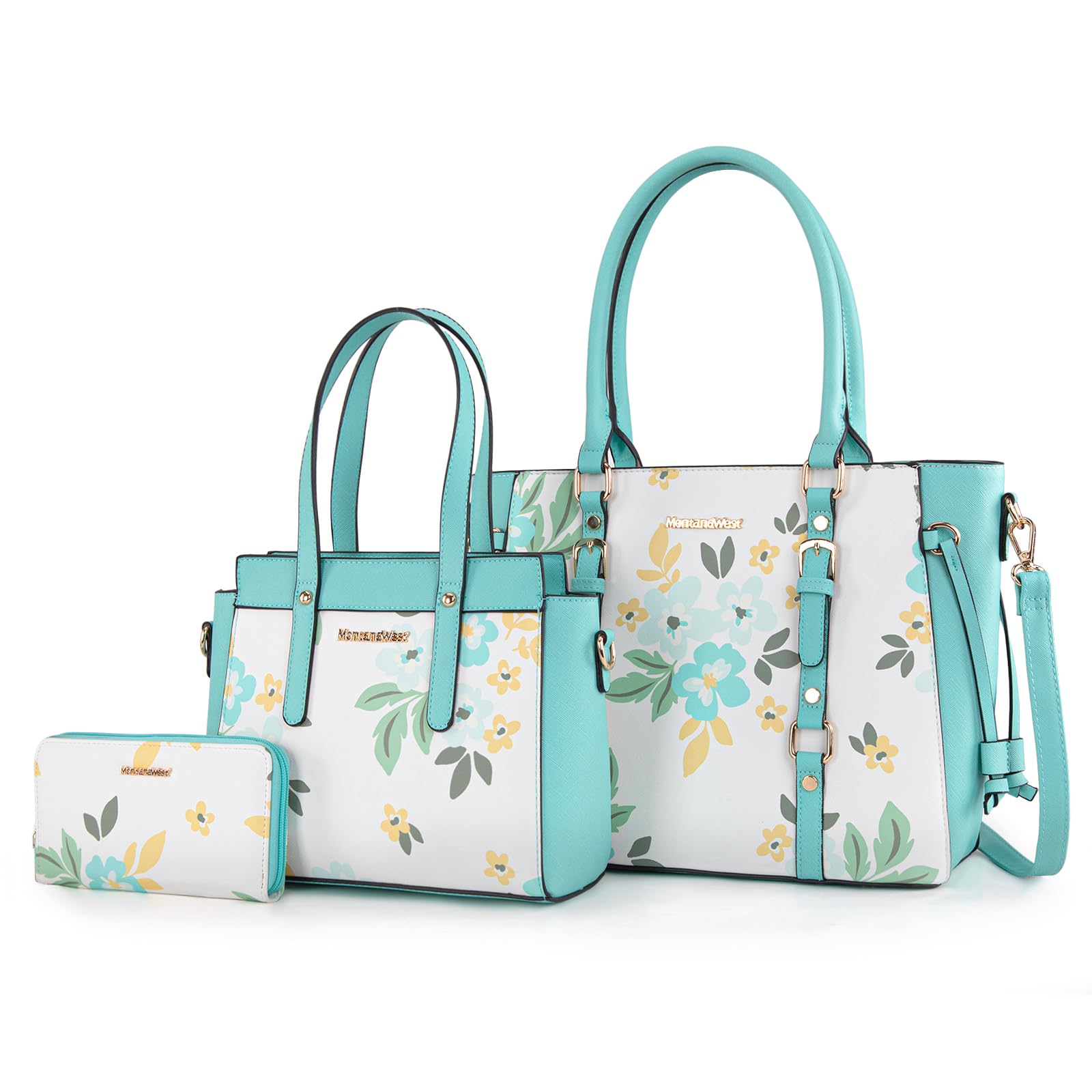 Montana West Luxe Trio: Tote, Wallet & Satchel Set
