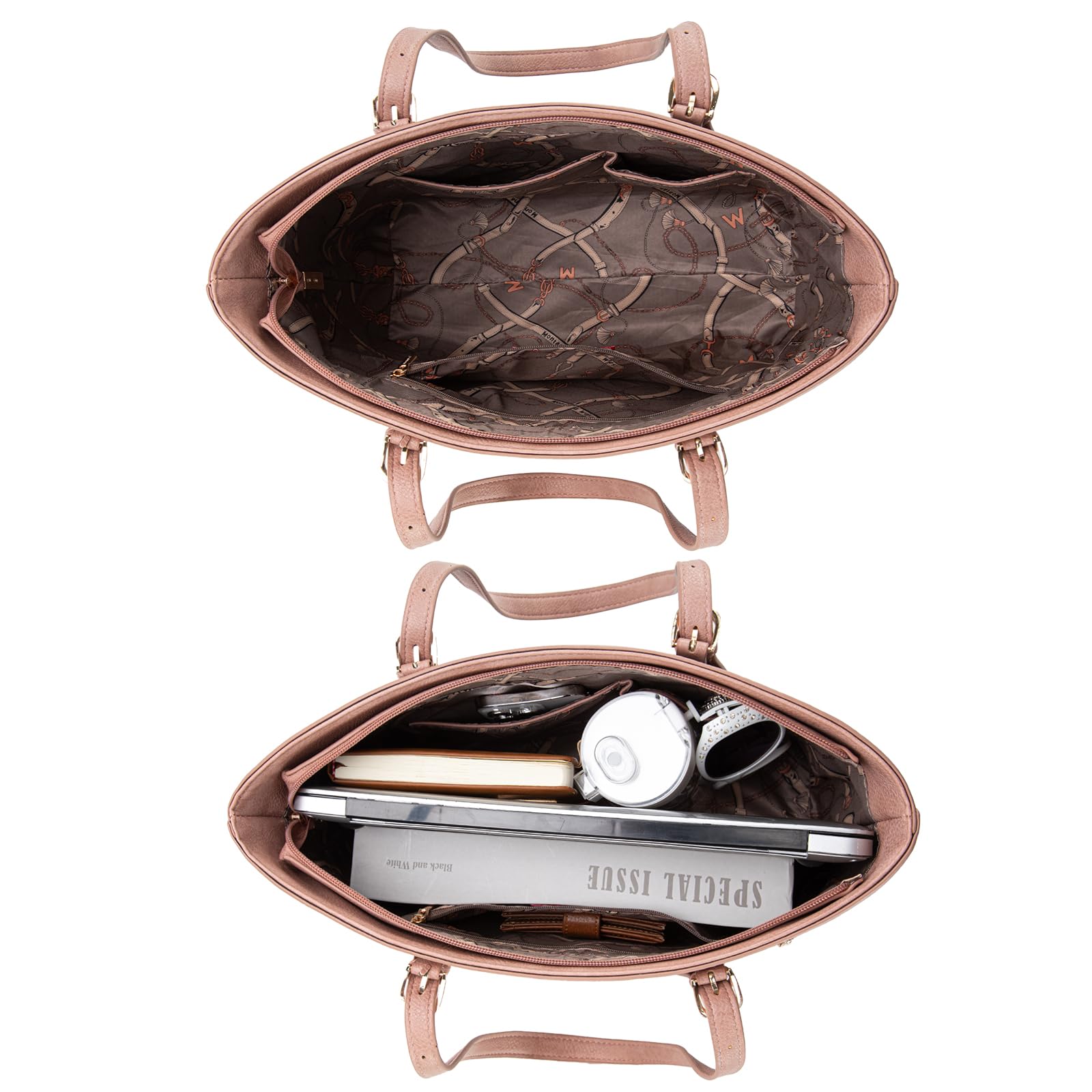 Leopard Luxe: Montana West 3pc Tote & Satchel Set