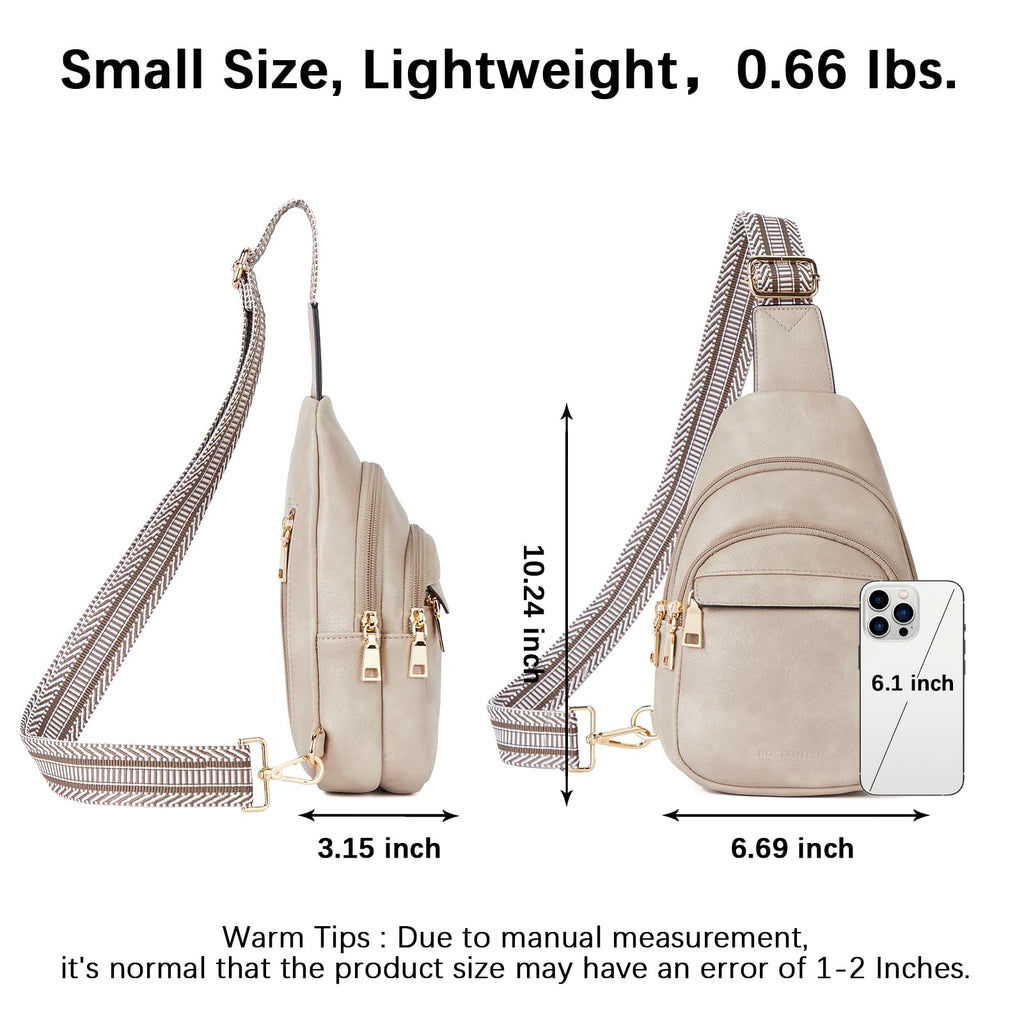 BOSTANTEN Chic Leather Crossbody Sling Bag -  by Handbags Specialist Headquarter | Available at Handbags Specialist Headquarter