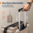Expandable ShowKoo Suitcase - Durable & TSA Lock - Luggage Travel Bags by Handbags Specialist Headquarter | Available at Handbags Specialist Headquarter