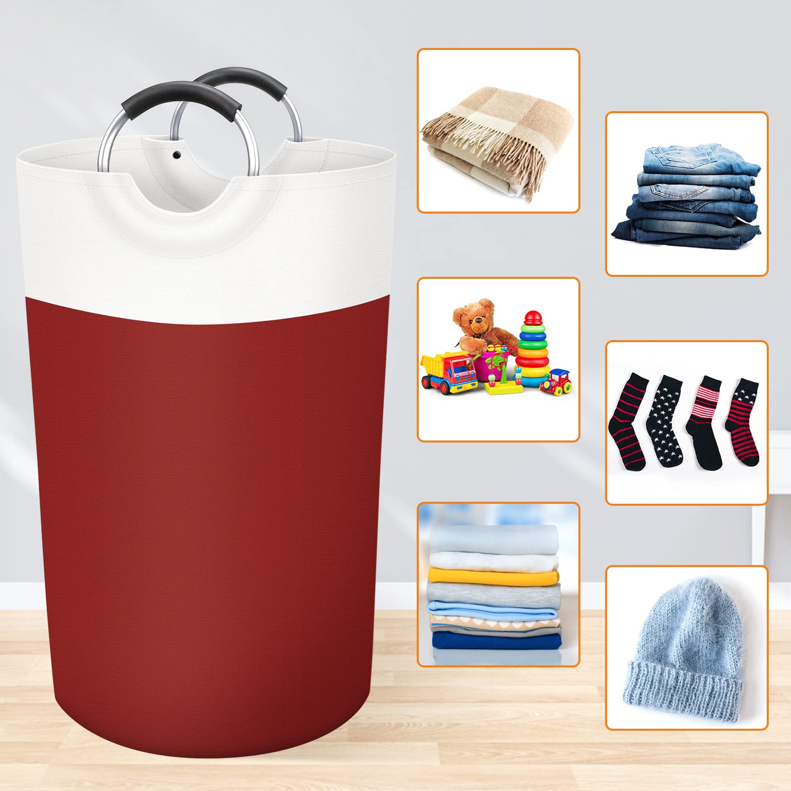 BlissTotes 90L Collapsible Laundry Hamper - Black - Laundry Baskets by Handbags Specialist Headquarter | Available at Handbags Specialist Headquarter