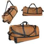 AquaRoll 29 Quilted Wheeled Duffle Backpack -  by Handbags Specialist Headquarter | Available at Handbags Specialist Headquarter