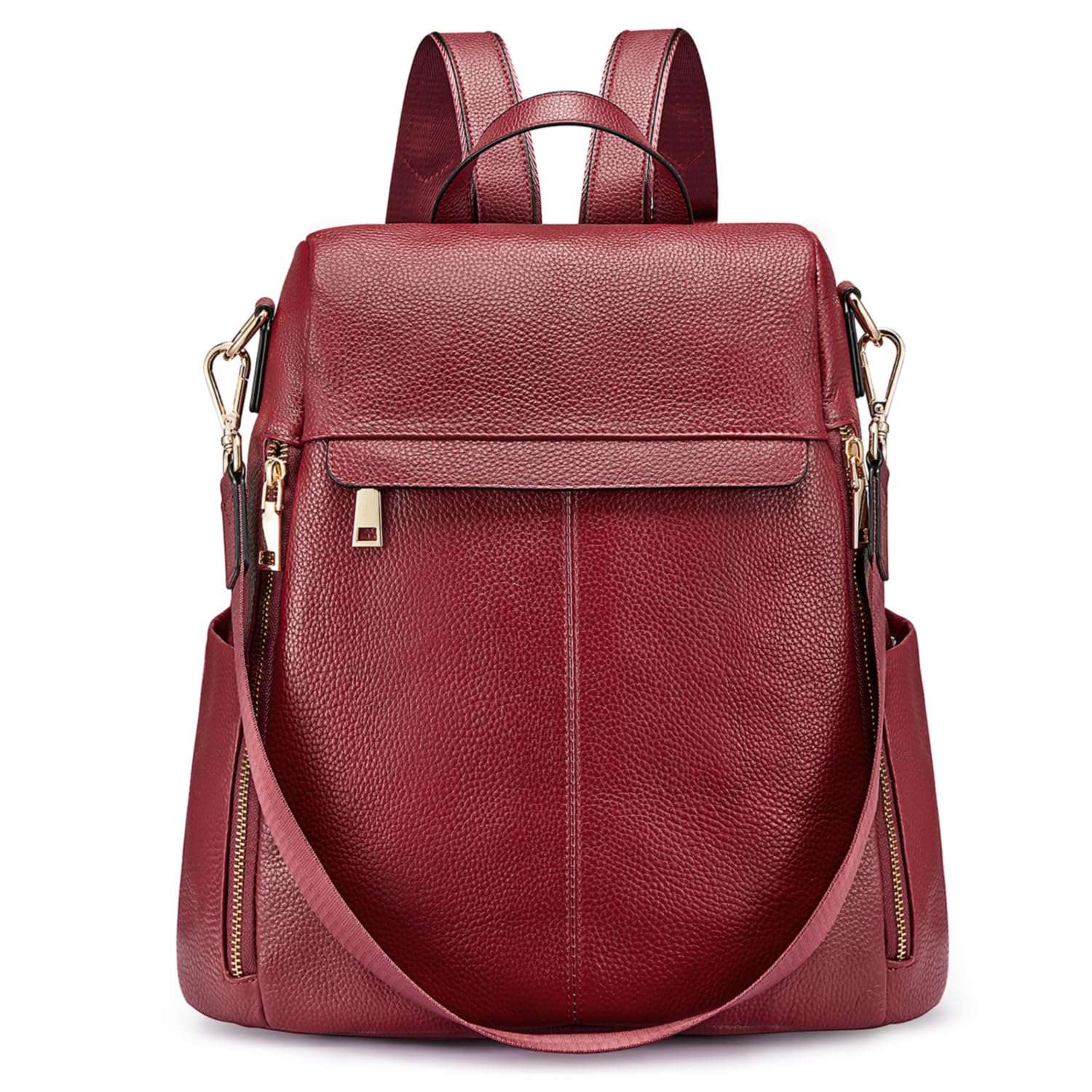 Kattee Women's Luxe Anti-Theft Leather Backpack Bag - Backpack Bags by Handbags Specialist Headquarter | Available at Handbags Specialist Headquarter