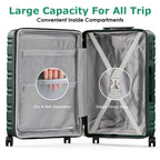 BEOW Spinner Luggage Set - Luggage Travel Bags by Handbags Specialist Headquarter | Available at Handbags Specialist Headquarter