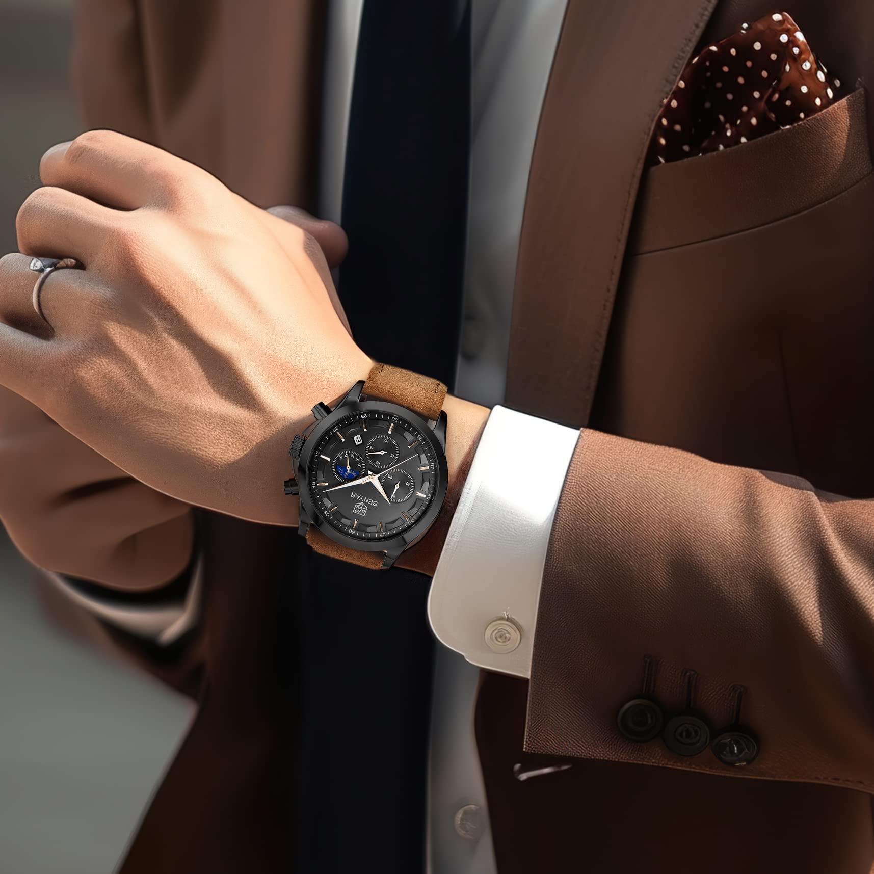 Benyar ChronoPro: Men's Quartz Fashion Watch
