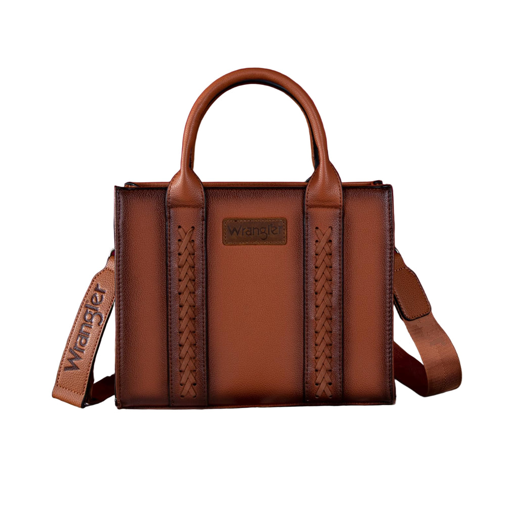Western Chic Wrangler Tote: Vegan Leather, Versatile Strap