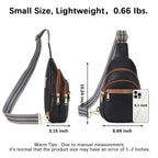 BOSTANTEN Chic Leather Crossbody Sling Bag -  by Handbags Specialist Headquarter | Available at Handbags Specialist Headquarter