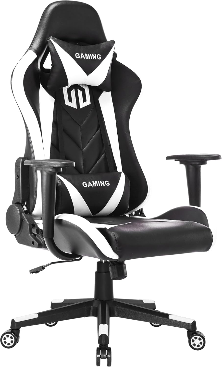 GOTMINSI Ergonomic Racing Desk Chair - White - Gaming Accessories by Handbags Specialist Headquarter | Available at Handbags Specialist Headquarter