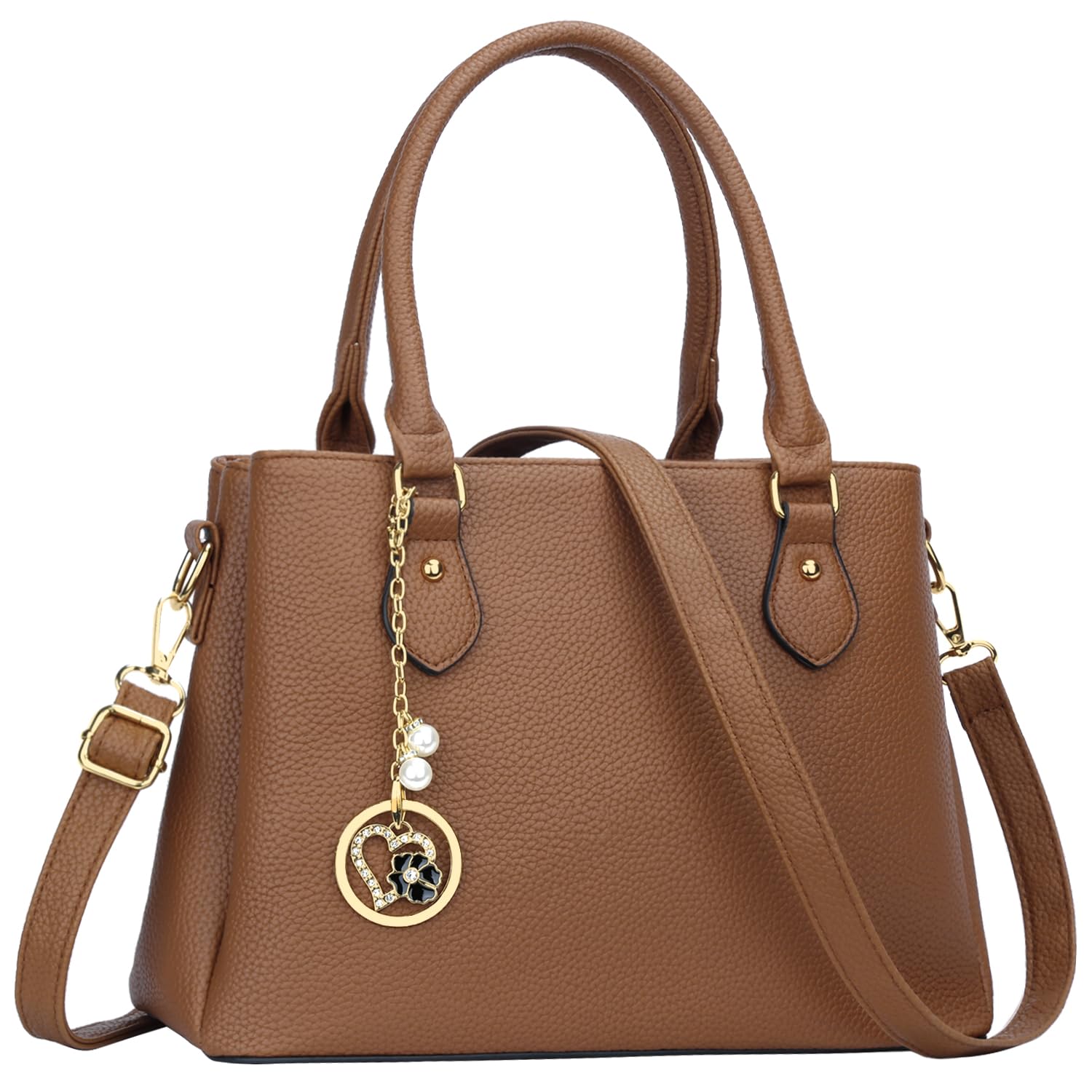 Luxe Leather Satchel & Crossbody Bags -  by Handbags Specialist Headquarter | Available at Handbags Specialist Headquarter