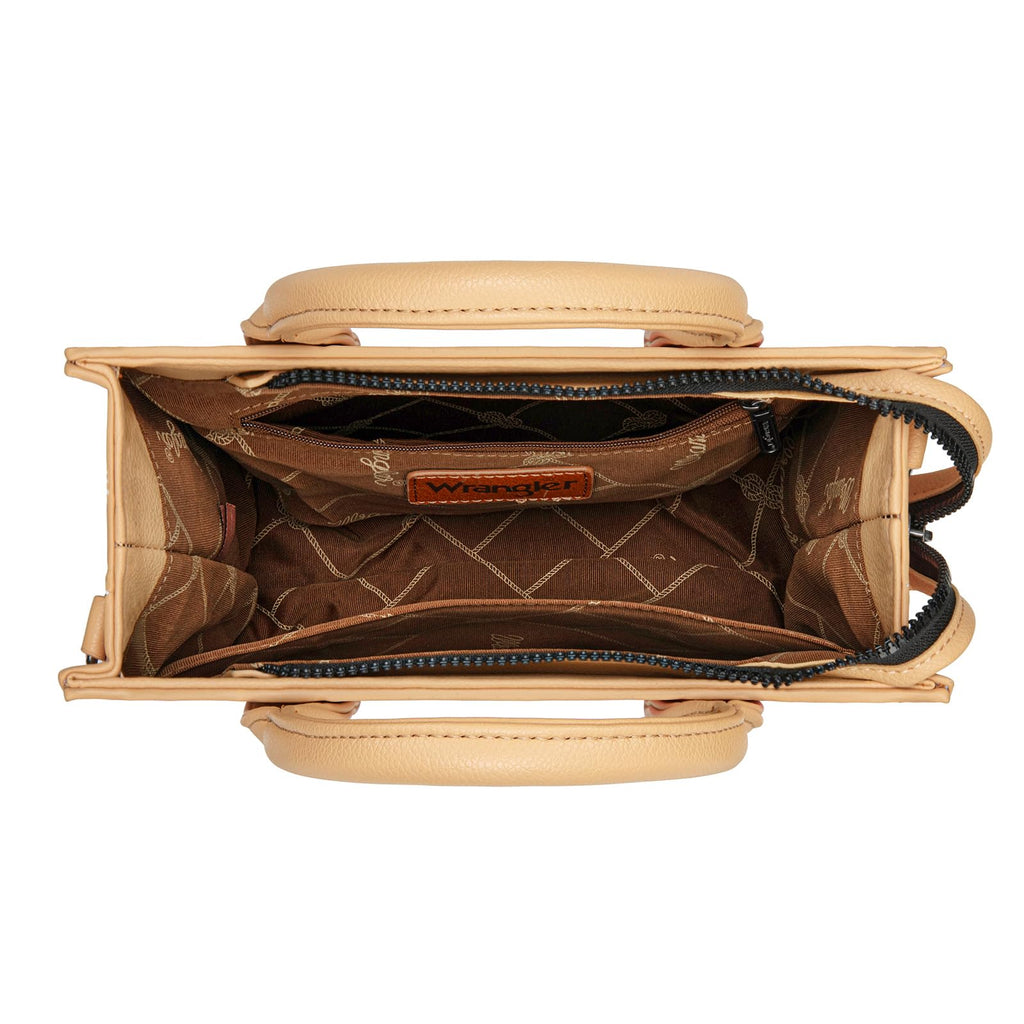 Western Chic Wrangler Tote: Vegan Leather, Versatile Strap