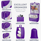 OlarHike Travel Cube Set - Cream Organizer & Gifts -  by Handbags Specialist Headquarter | Available at Handbags Specialist Headquarter