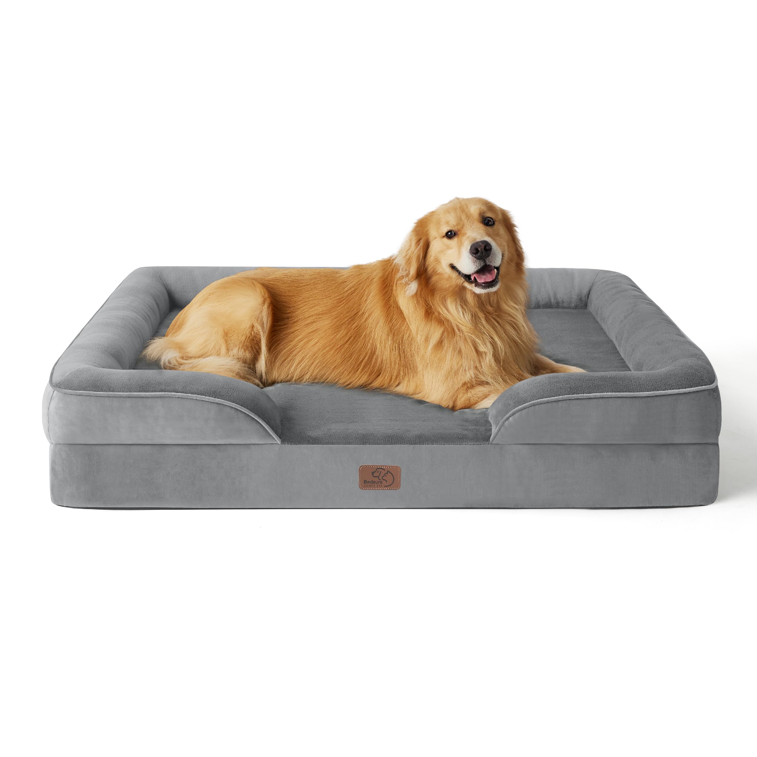 ComfyPaws Orthopedic Washable Dog Sofa - Large, Grey -  by Handbags Specialist Headquarter | Available at Handbags Specialist Headquarter