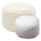 VersaPouf: Unstuffed Ottoman & Foot Rest Cover - Decor by Handbags Specialist Headquarter | Available at Handbags Specialist Headquarter