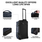 Gonex 70L Wheeled Duffle - Olive Green Travel Bag -  by Handbags Specialist Headquarter | Available at Handbags Specialist Headquarter