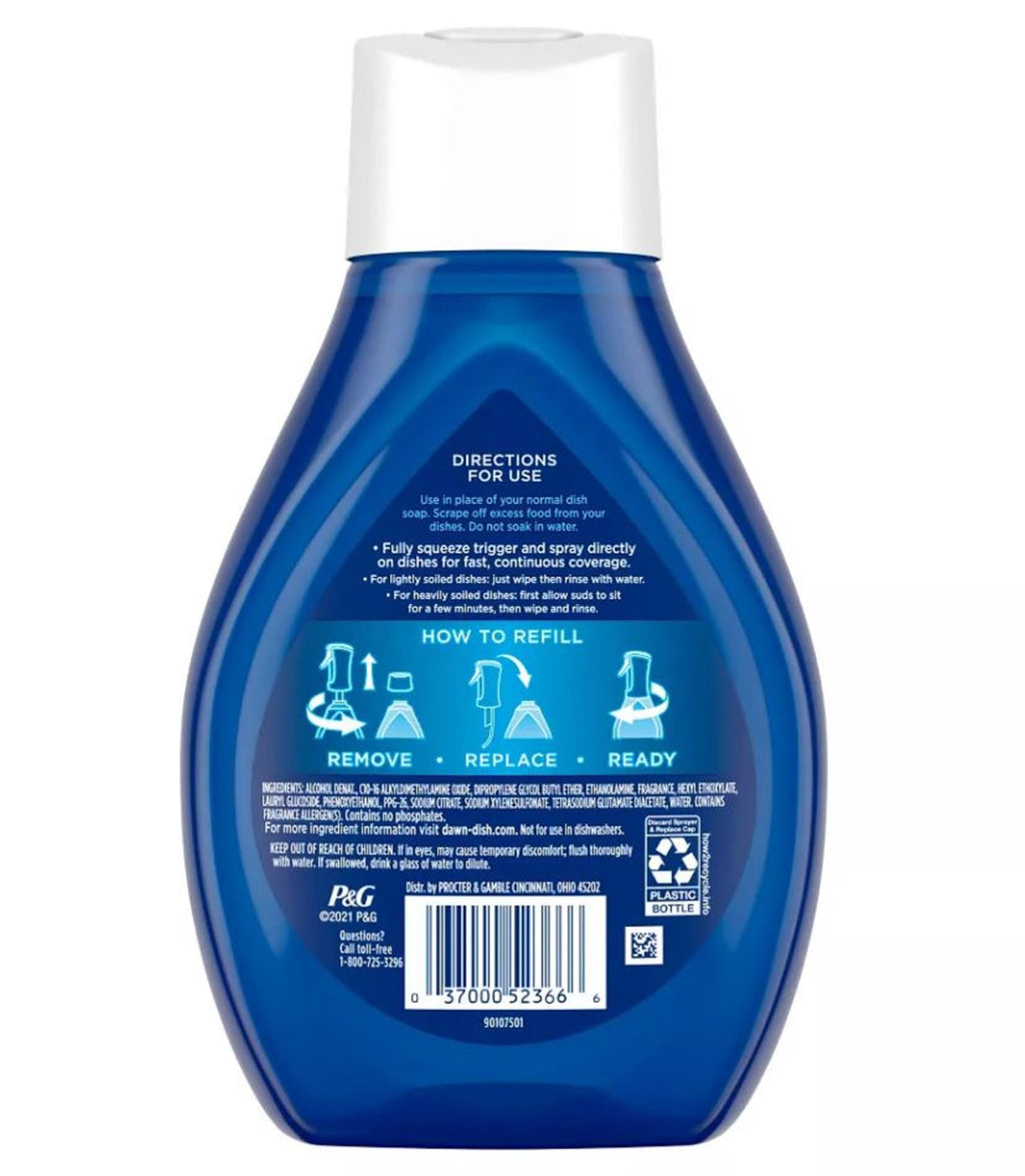 Dawn Powerwash Fresh: 1 Spray + 3 Refill Bundle - Dish Soap Liquid by Handbags Specialist Headquarter | Available at Handbags Specialist Headquarter