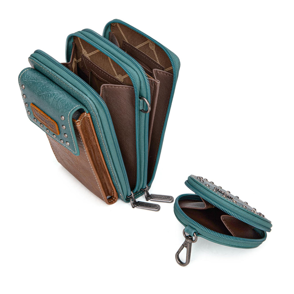 Wrangler Women's Trio: Satchel, Phone Bag & Coin Purse