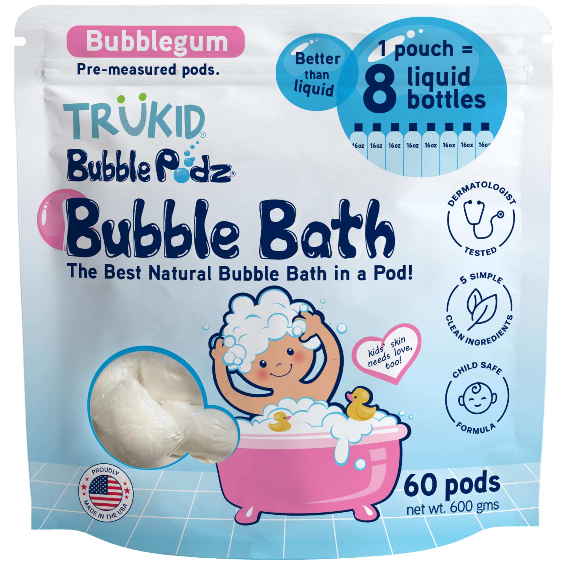 TruKid Bubble Podz: Gentle Lavender Bath Bombs - Baby Products by Handbags Specialist Headquarter | Available at Handbags Specialist Headquarter