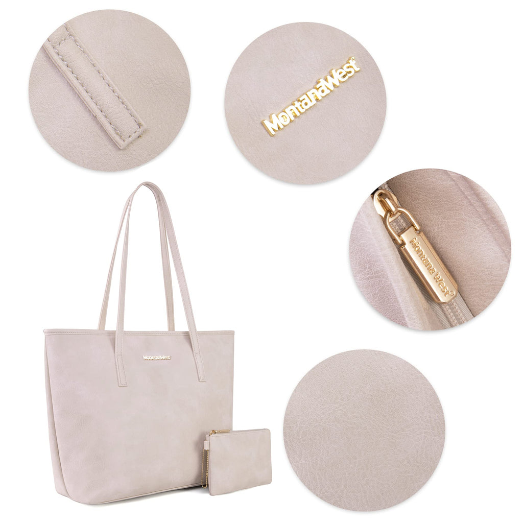 Montana Charm: Vegan Leather Tote & Shoulder Bag