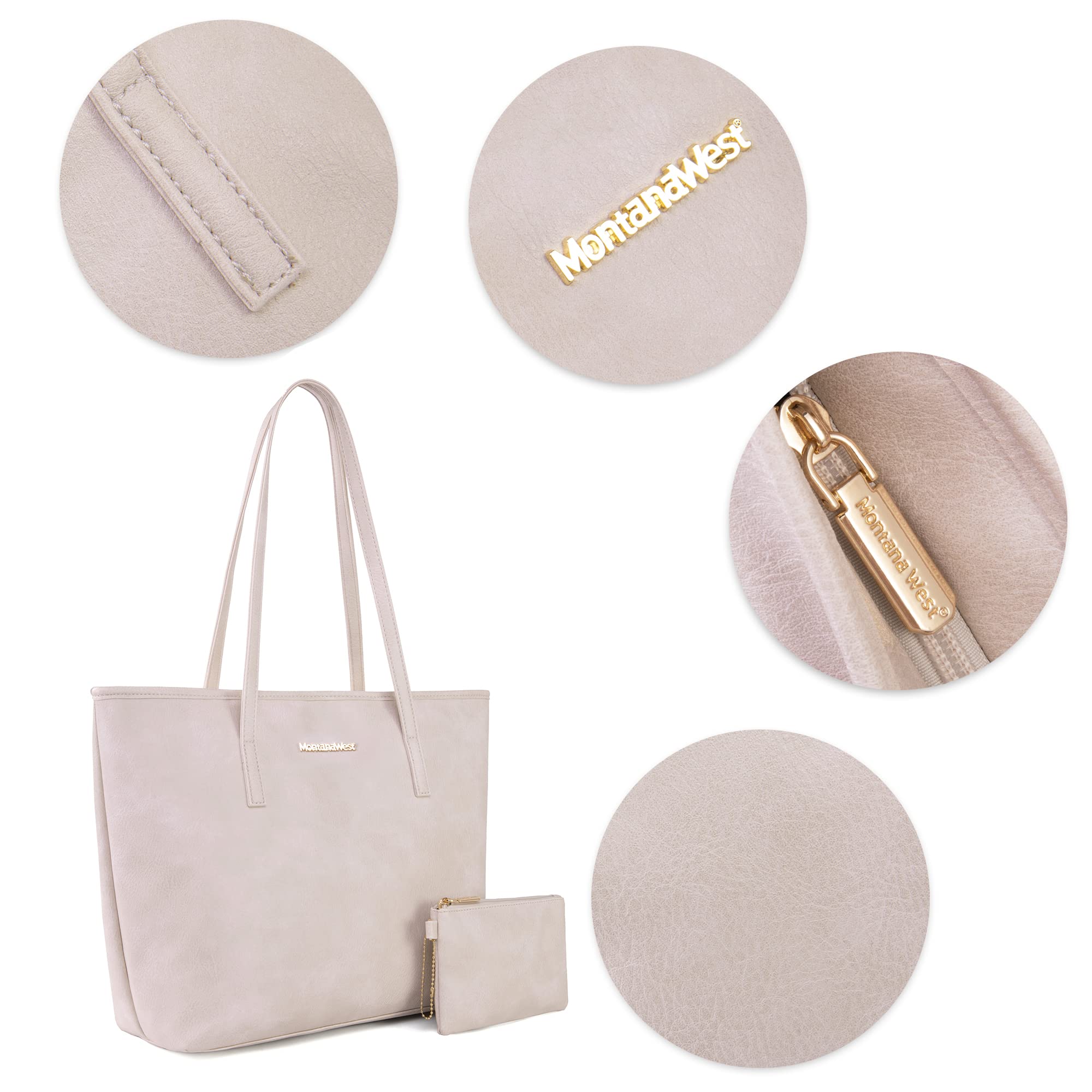 Montana Charm: Vegan Leather Tote & Shoulder Bag