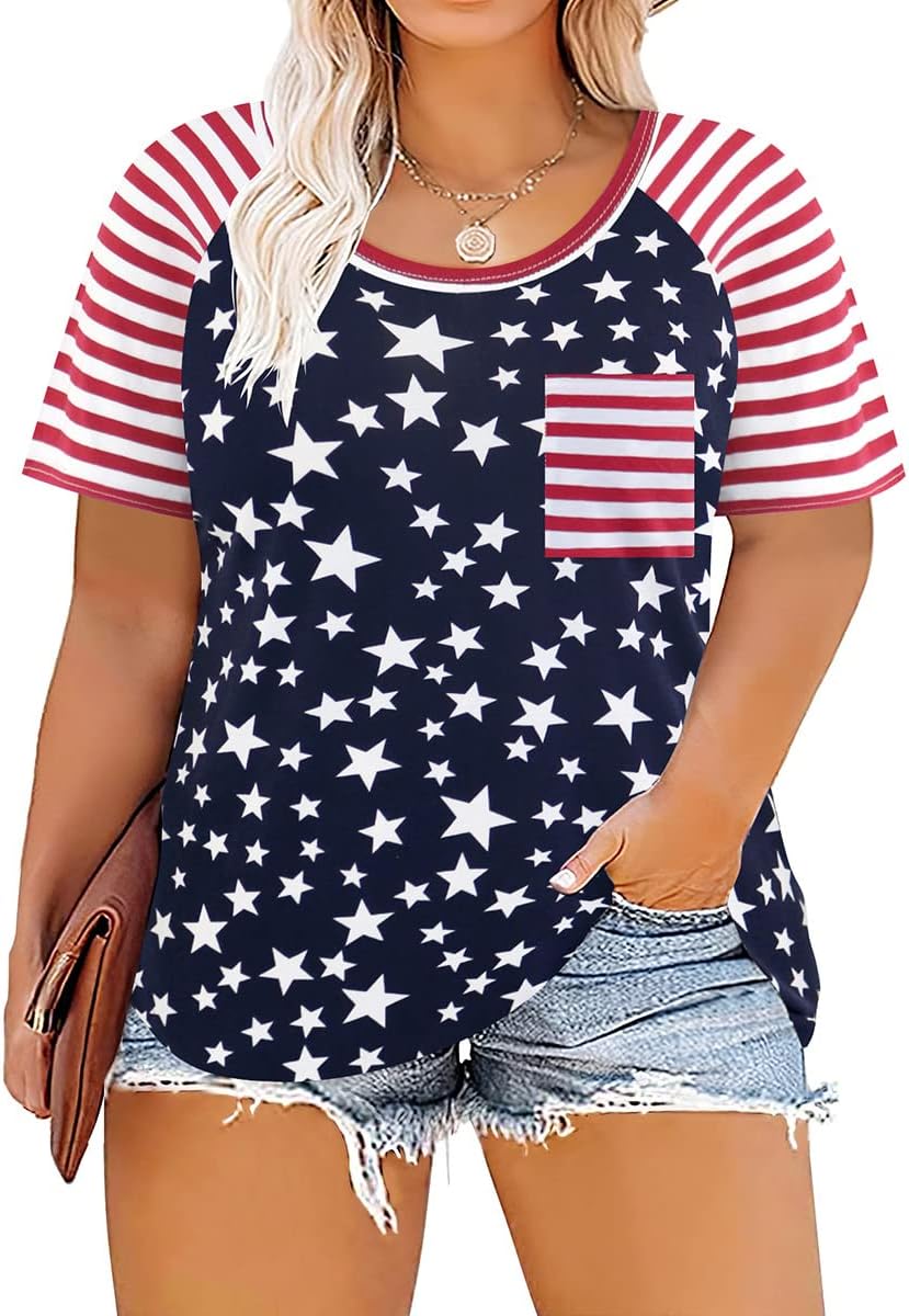 Floral V-Neck Plus Size Tunic Tops for Women - Women's T Shirts by Handbags Specialist Headquarter | Available at Handbags Specialist Headquarter