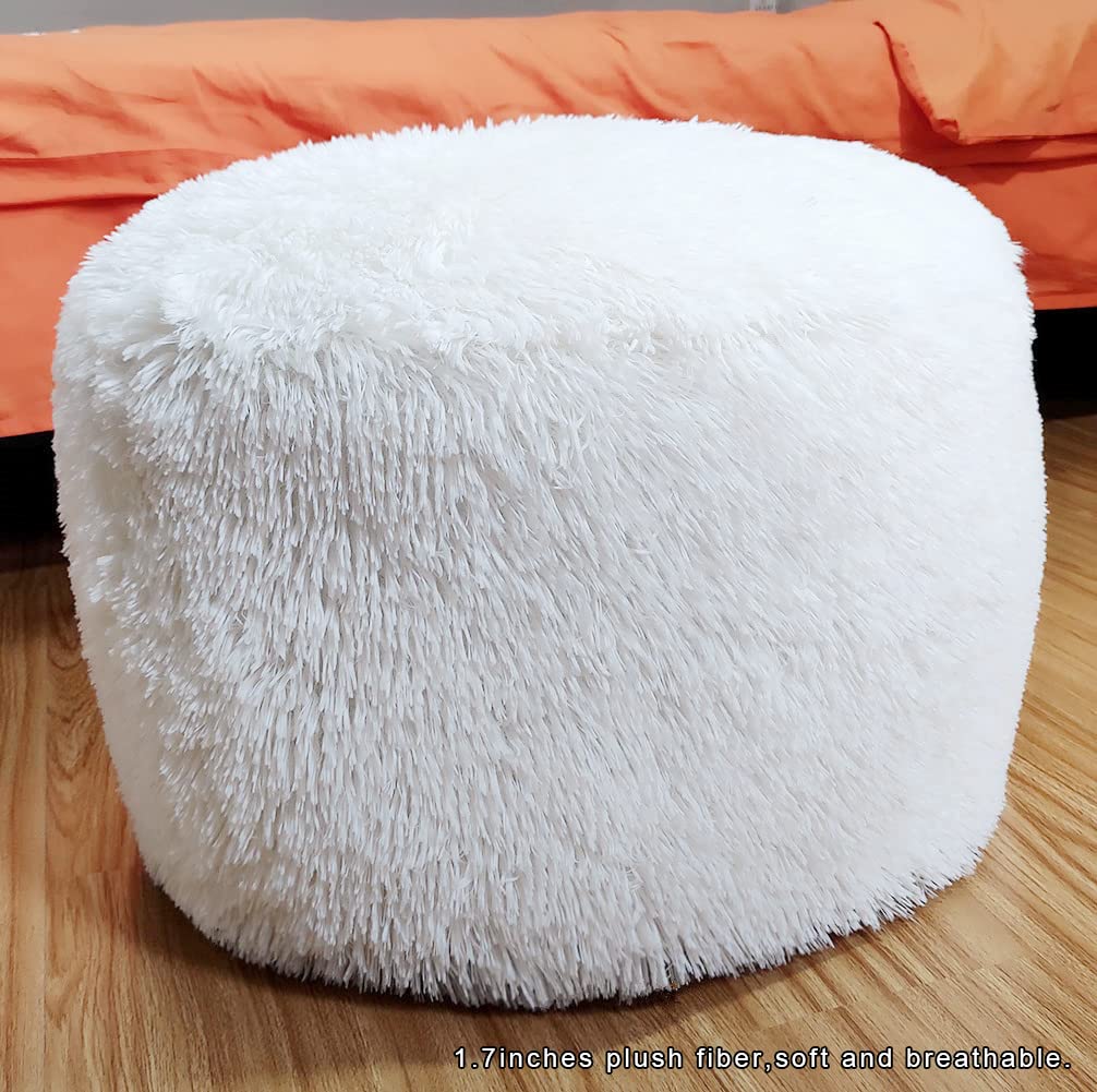 VersaPouf: Unstuffed Ottoman & Foot Rest Cover - Decor by Handbags Specialist Headquarter | Available at Handbags Specialist Headquarter